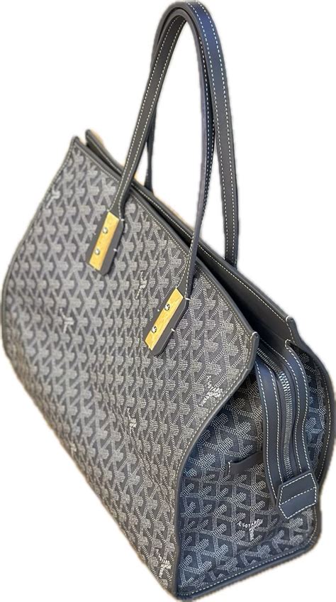 Goyard Marquises Tote Goyardine Grey 